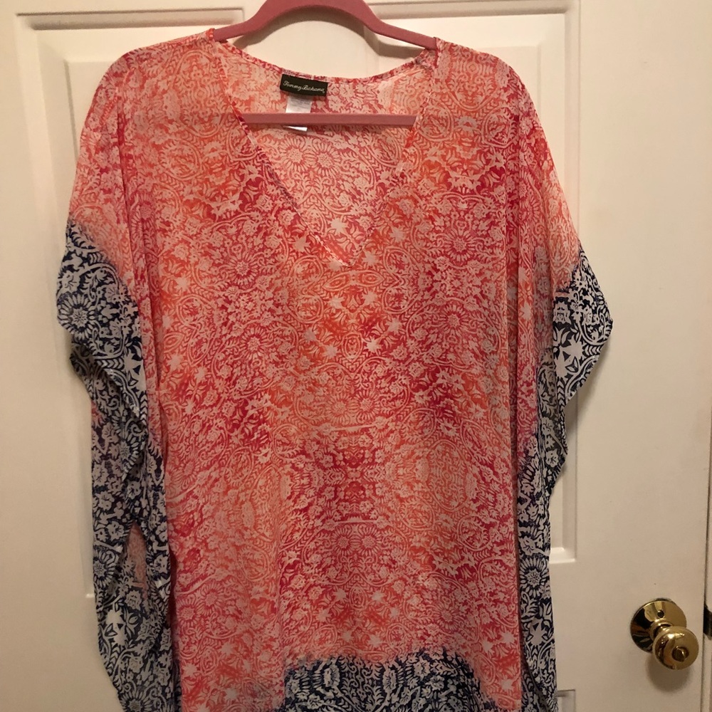 Tommy Bahama cover up and bathing suit worn once
